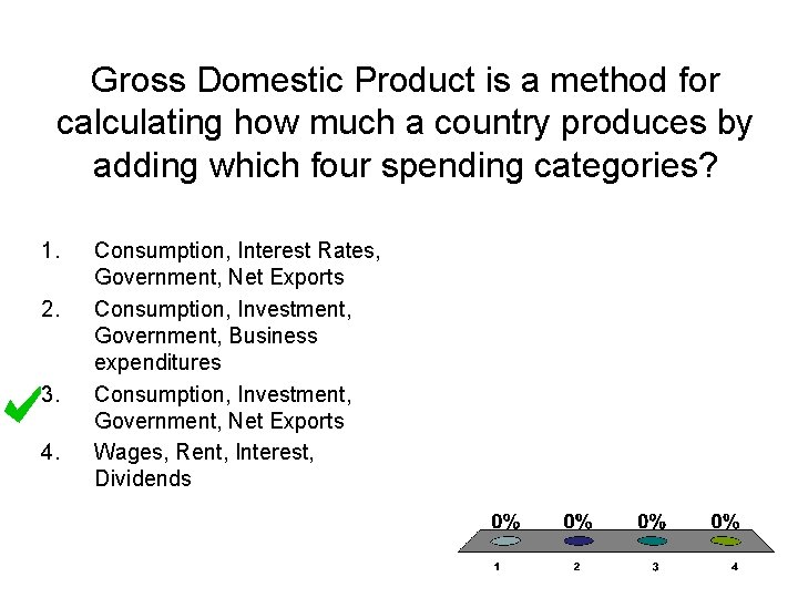 Gross Domestic Product is a method for calculating how much a country produces by