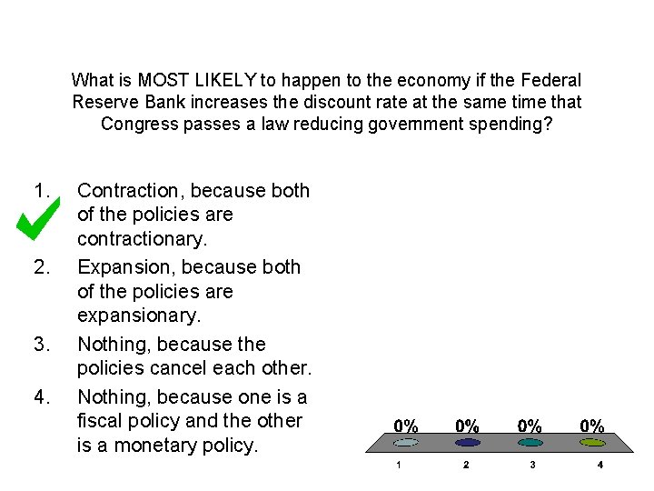 What is MOST LIKELY to happen to the economy if the Federal Reserve Bank