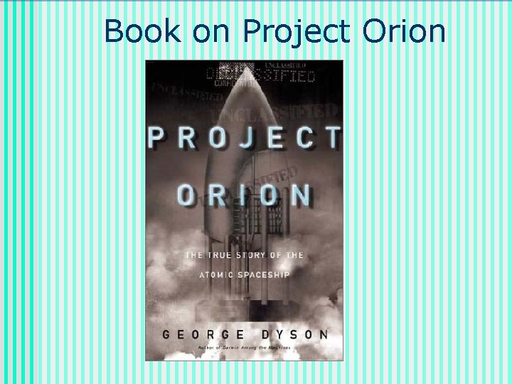 Book on Project Orion 