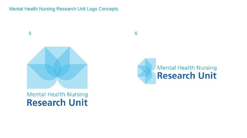 Mental Health Nursing Research Unit Logo Concepts 5 6 