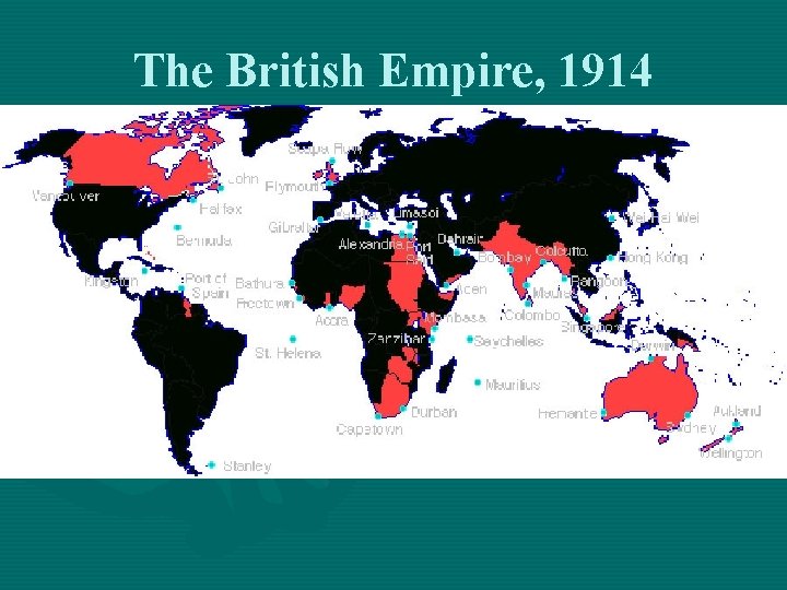 The British Empire, 1914 
