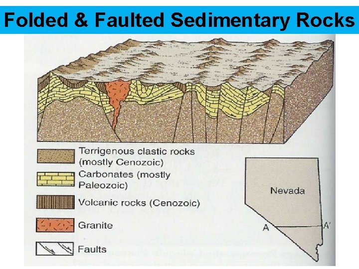 Folded & Faulted Sedimentary Rocks 