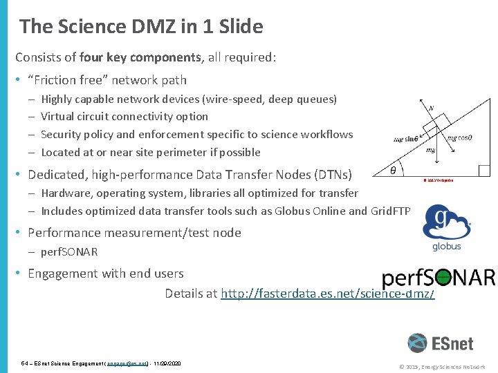 The Science DMZ in 1 Slide Consists of four key components, all required: •