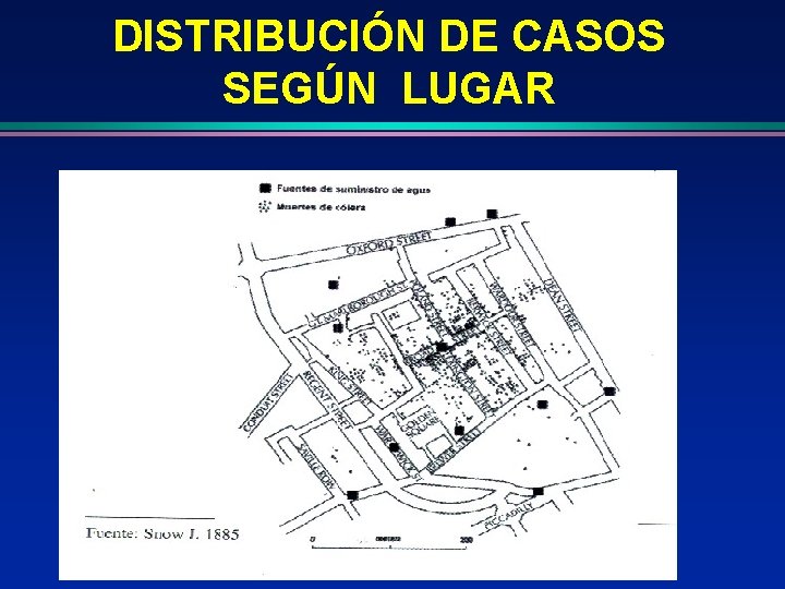 DISTRIBUCIÓN DE CASOS SEGÚN LUGAR 