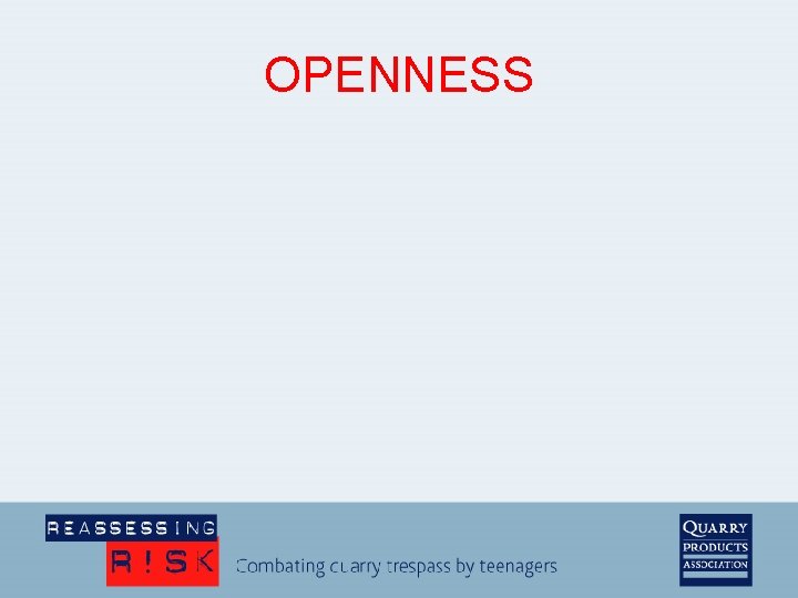 OPENNESS 