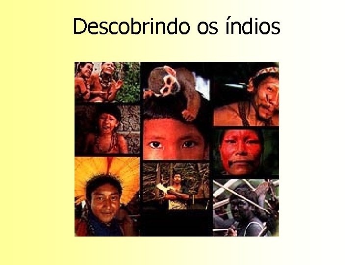 Descobrindo os índios 