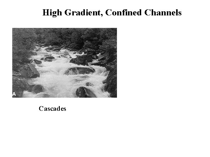 High Gradient, Confined Channels Cascades 