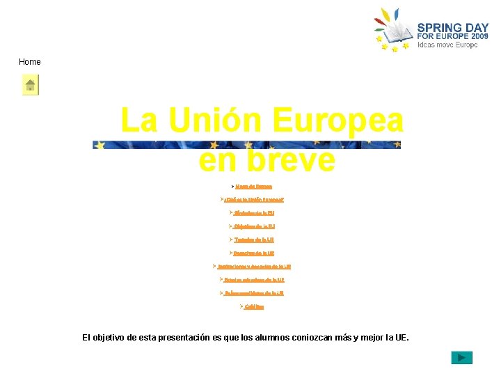 Home La Unin Europea en breve Mapa de