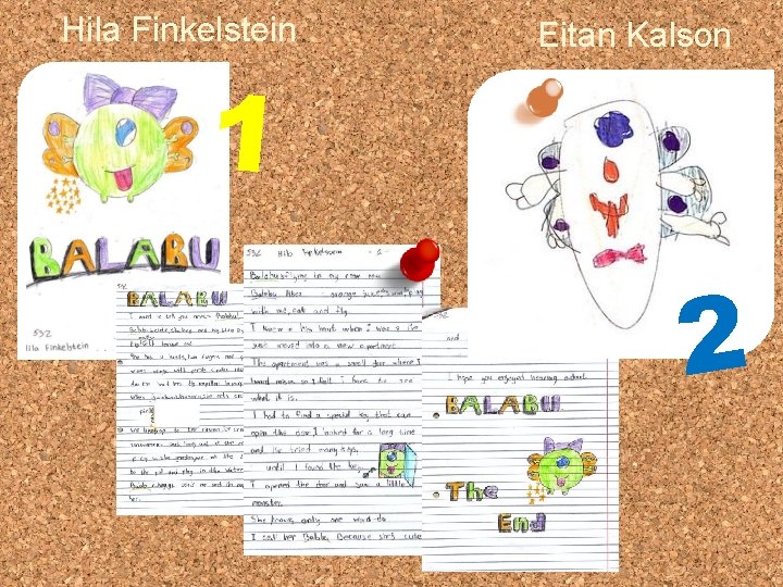 Hila Finkelstein 1 Eitan Kalson 2 