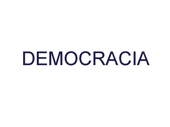 DEMOCRACIA 