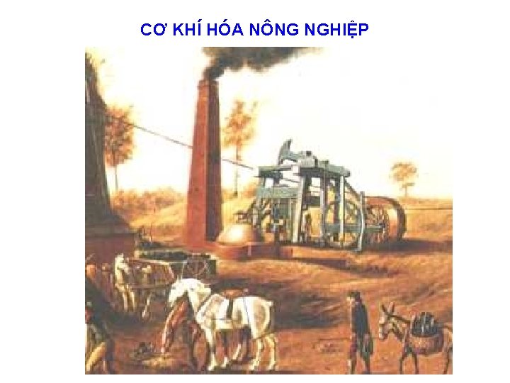 CƠ KHÍ HÓA NÔNG NGHIỆP 