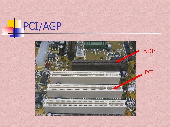 PCI/AGP PCI PCI/AGP PCI