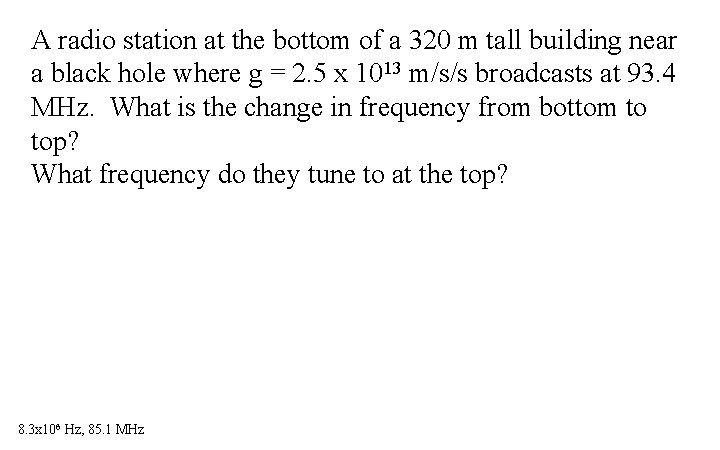 A radio station at the bottom of a 320 m tall building near a