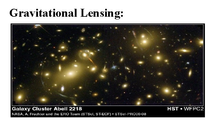 Gravitational Lensing: 