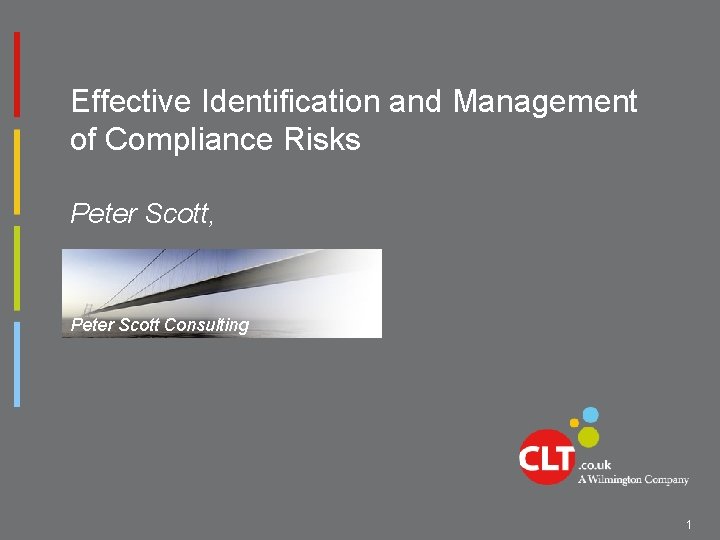 Scott Risk Management Effective Identification and Management of Compliance Risks Peter