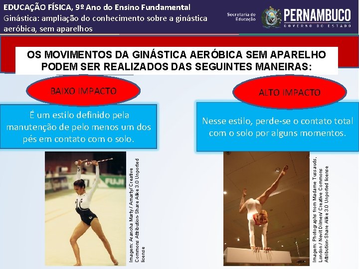 EDUCAÇÃO FÍSICA, 9º Ano do Ensino Fundamental Ginástica: ampliação do conhecimento sobre a ginástica EDUCAÇÃO FÍSICA, 9º Ano do Ensino Fundamental Ginástica: ampliação do conhecimento sobre a ginástica