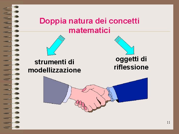 Doppia natura dei concetti matematici strumenti di modellizzazione oggetti di riflessione 11 