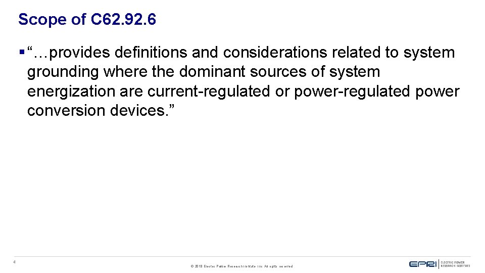 Scope of C 62. 92. 6 § “…provides definitions and considerations related to system
