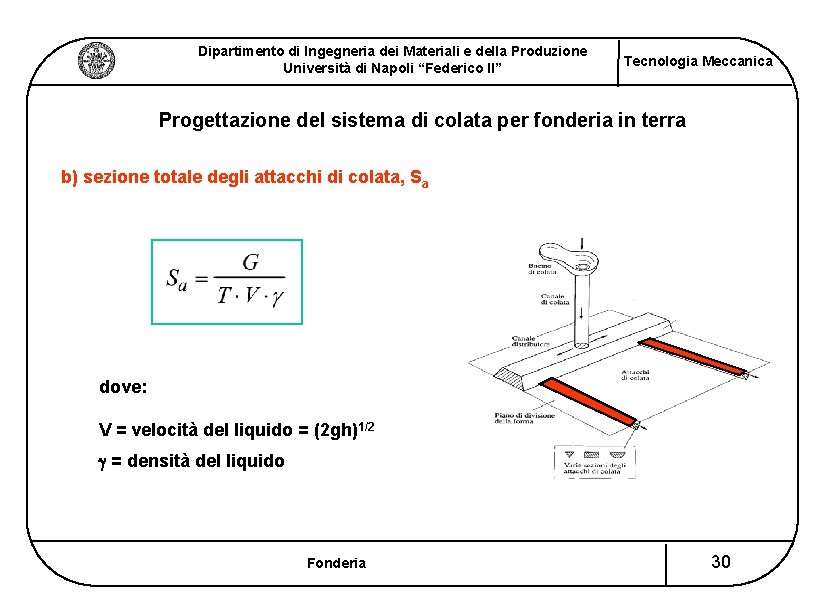 Dipartimento di Ingegneria dei Materiali e della Produzione Università di Napoli “Federico II” Tecnologia