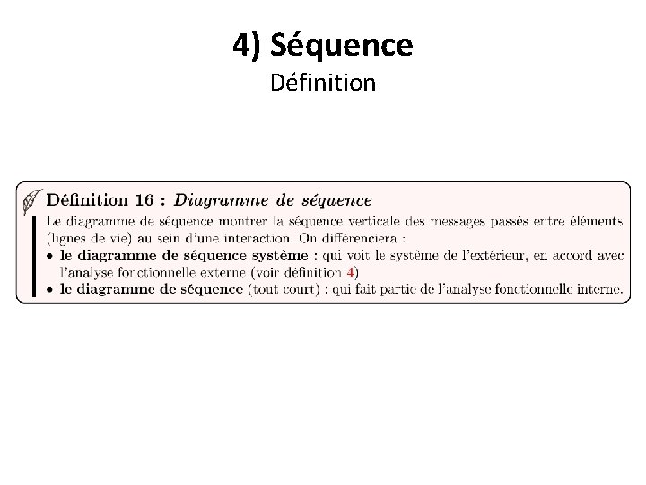 4) Séquence Définition 