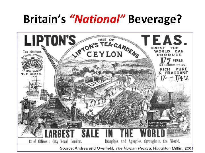 Britain’s “National” Beverage? 