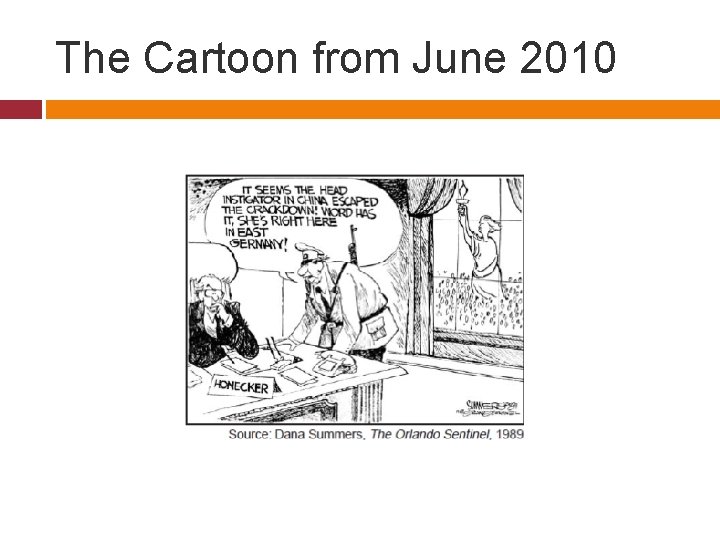 The Cartoon from June 2010 