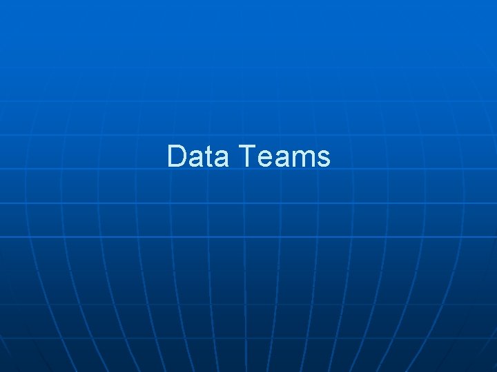Data Teams 