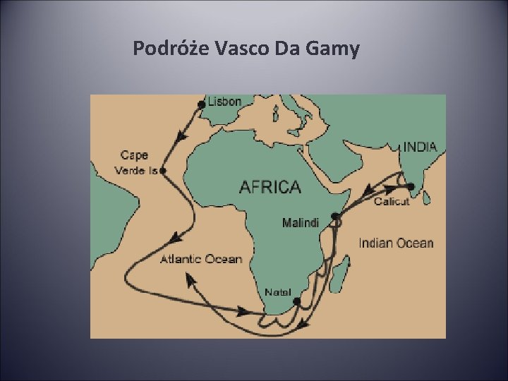 Podróże Vasco Da Gamy 