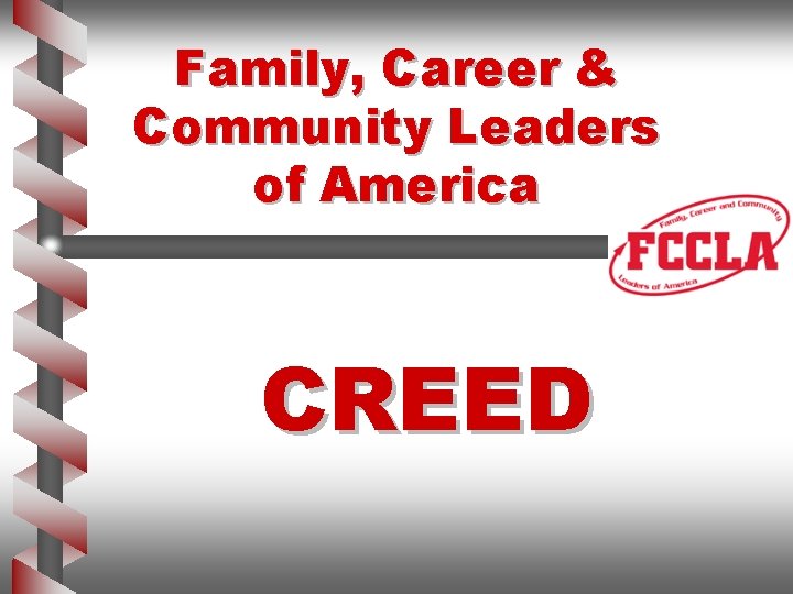 Family, Career & Community Leaders of America CREED 