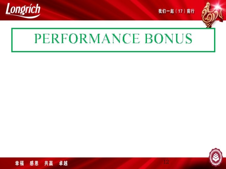 PERFORMANCE BONUS ENTRY LEVEL PERFORMANCE BONUS PERCENTAGE WEEKLY BONUS CEILING Platinum VIP 12% USD