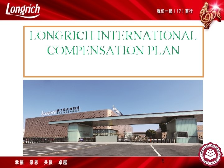 LONGRICH INTERNATIONAL COMPENSATION PLAN 6 