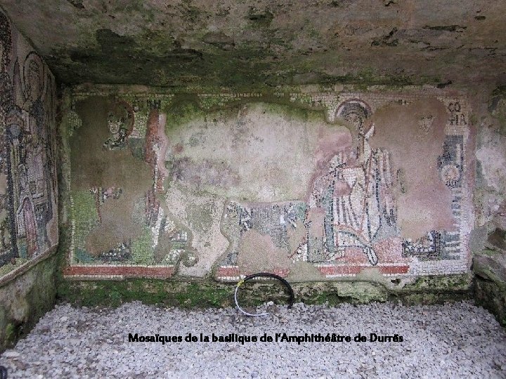 Mosaïques de la basilique de l‘Amphithéâtre de Durrës 