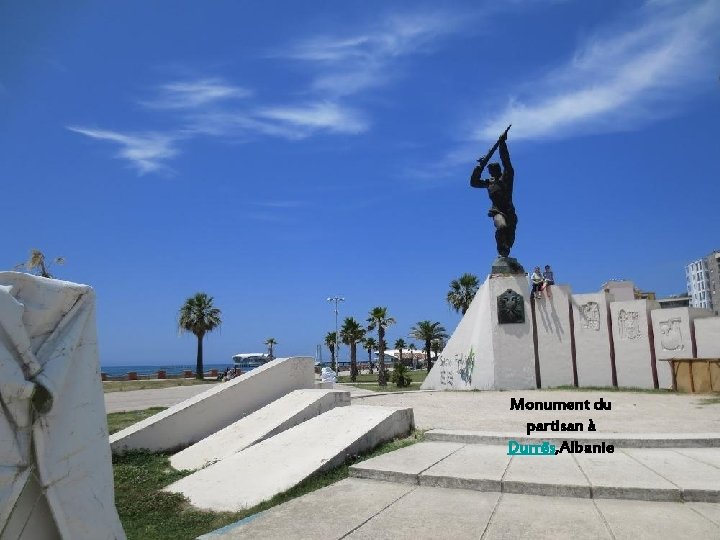 Monument du partisan à Durrës, Albanie Ville de Durrës 