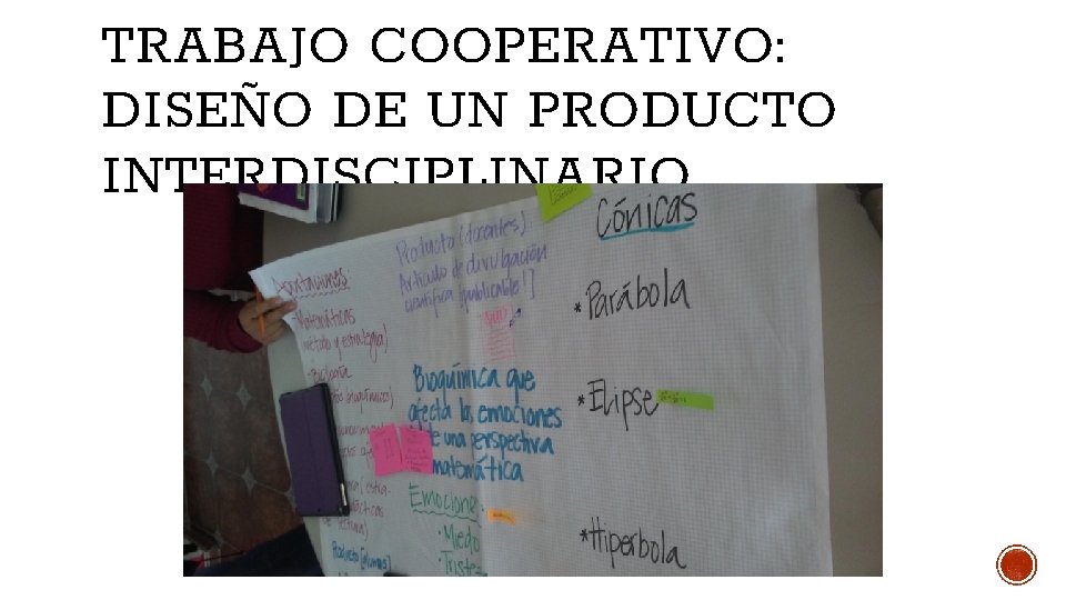 TRABAJO COOPERATIVO: DISEÑO DE UN PRODUCTO INTERDISCIPLINARIO 