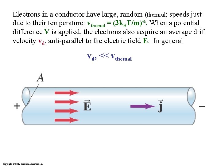 Electrons in a conductor have large, random (thermal) speeds just due to their temperature: