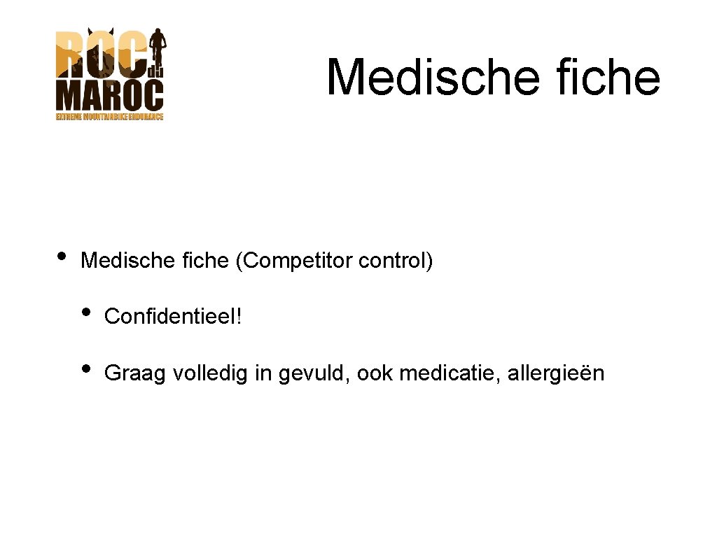 Medische fiche • Medische fiche (Competitor control) • Confidentieel! • Graag volledig in gevuld, Medische fiche • Medische fiche (Competitor control) • Confidentieel! • Graag volledig in gevuld,
