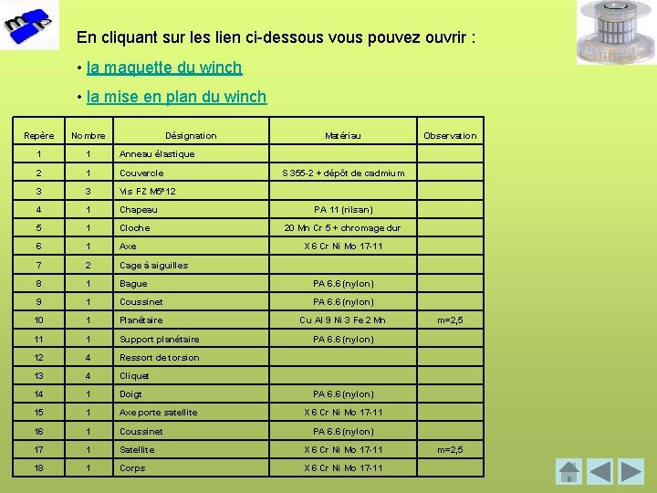 En cliquant sur les lien ci-dessous vous pouvez ouvrir : • la maquette du