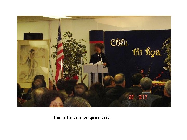 Thanh Trí cám ơn quan Khách 