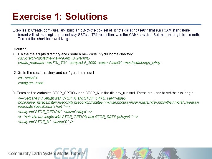 Exercise 1: Solutions Exercise 1: Create, configure, and build an out-of-the-box set of scripts
