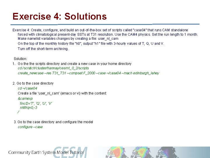 Exercise 4: Solutions Exercise 4: Create, configure, and build an out-of-the-box set of scripts