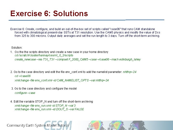 Exercise 6: Solutions Exercise 6: Create, configure, and build an out-of-the-box set of scripts