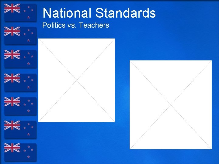 National Standards Politics vs. Teachers 