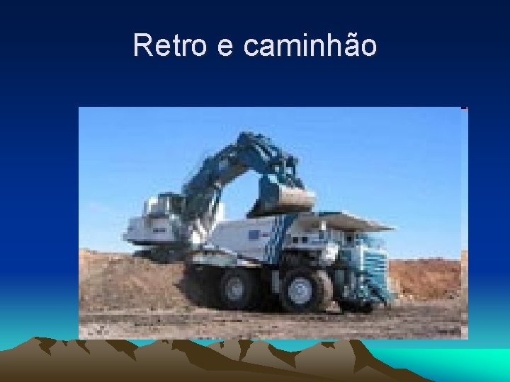 Retro e caminhão 