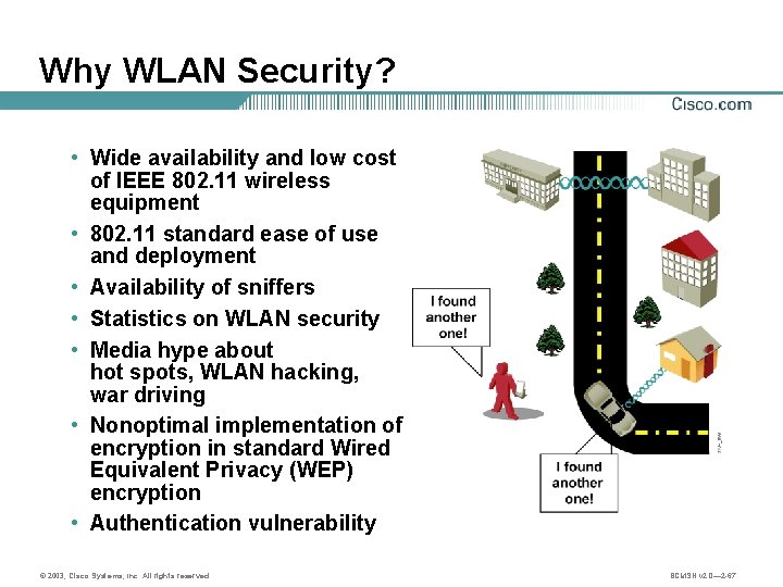 Why WLAN Security? • Wide availability and low cost of IEEE 802. 11 wireless
