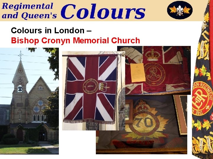 Colours in London – Bishop Cronyn Memorial Church 