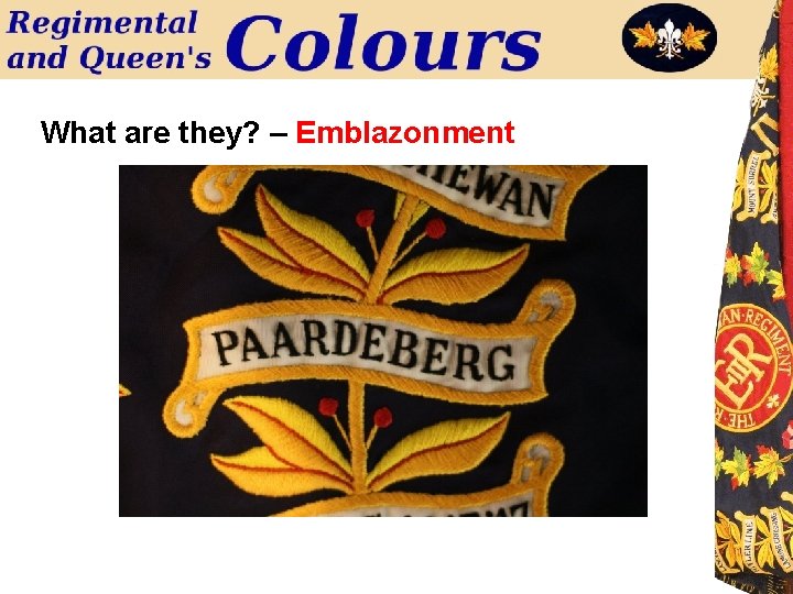 What are they? – Emblazonment 