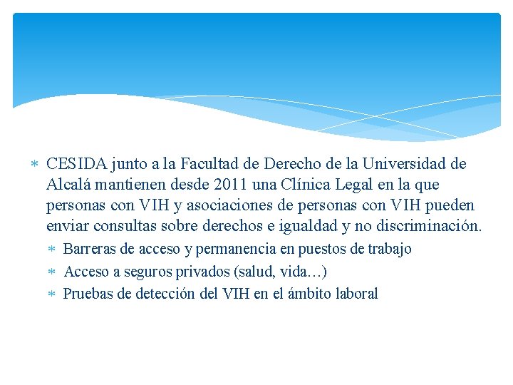  CESIDA junto a la Facultad de Derecho de la Universidad de Alcalá mantienen