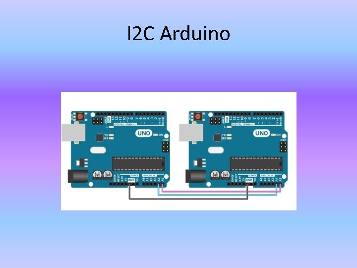 I 2 C Arduino 