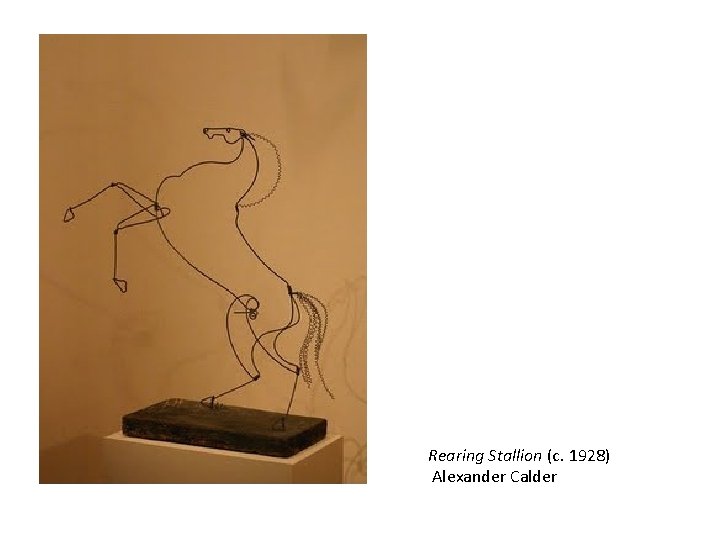 Rearing Stallion (c. 1928) Alexander Calder 
