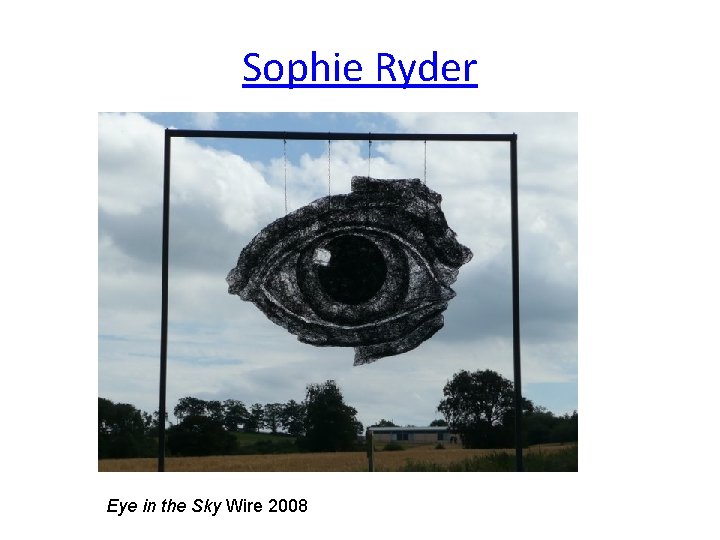 Sophie Ryder Eye in the Sky Wire 2008 